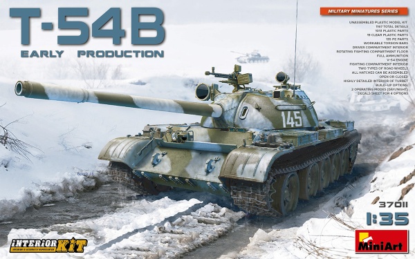 MA37011 1/35 Советский Средний Танк Т-54Б с интерьером