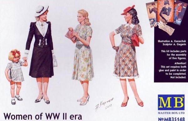 MB35148 Женщины Второй Мировой Войны, фигуры