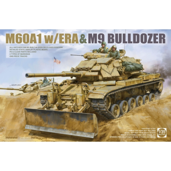 ТА2142 1/35 M60A1 w/ERA&M9 BULLDOZER