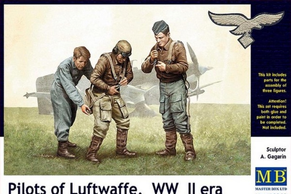 MB3202 Пилоты Люфтваффе, Набор № 2, 2МВ, фигуры