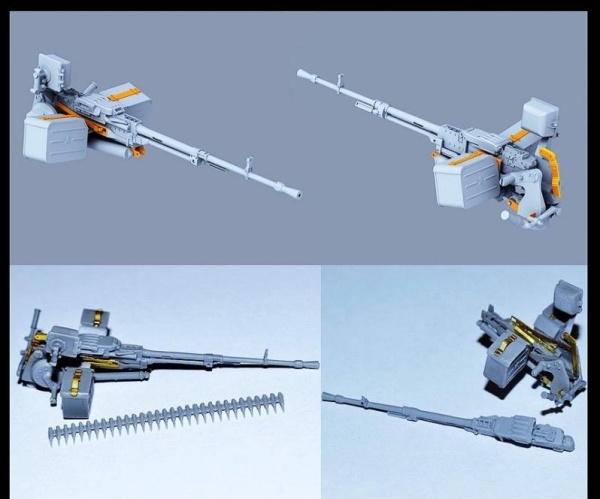 B35060 НСВТ 12,7мм пулемет со станком, фототравление