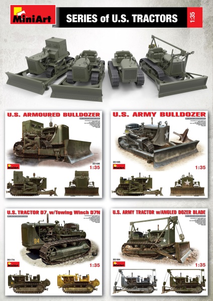 MA35188 1/35 Американский бронированный бульдозер