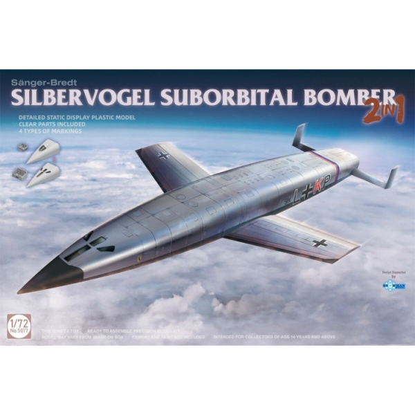 ТА5017 1/72 SILBERVOGEL SUBORBITAL BOMBER