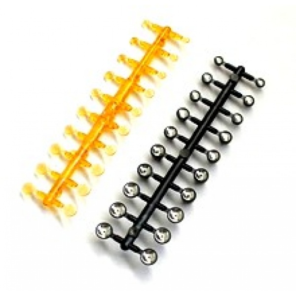 ELF 3504 O Катафоты оранжевые (48 шт.) Корпуса фар 48 шт. отражатели отдельно+48 оранжевых линз.