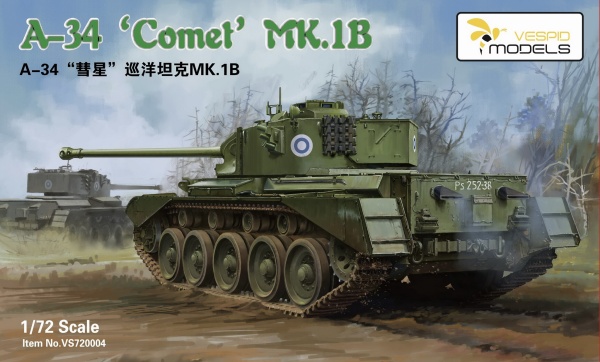 VS720004 1/72 Cruiser Tank A34 “COMET” Mk.IB