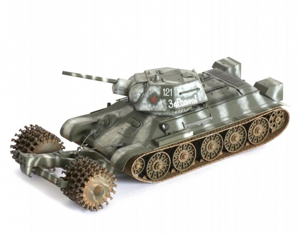 3580 Танк "Т-34/76" с минным тралом 3580 Танк "Т-34/76" с минным тралом