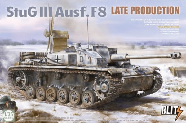 ТА8014 1/35 Stug III Ausf.F8 Late Production