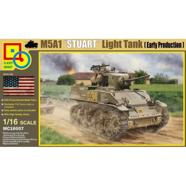 MC16007 1/16 M5A1 Stuart (Early Production)