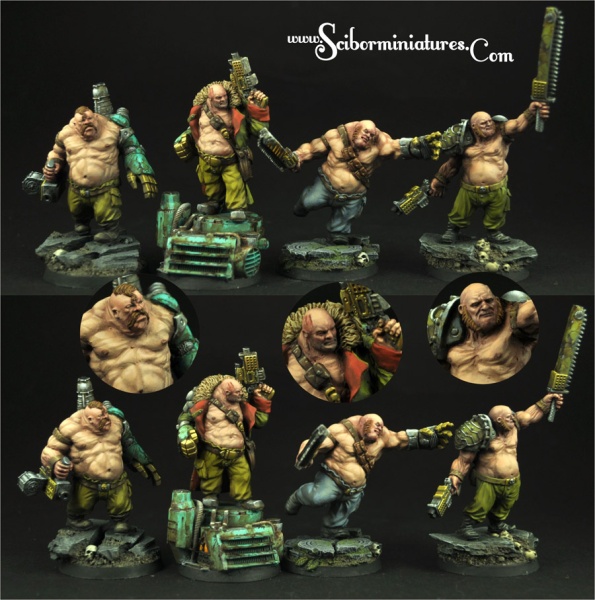 28SF0142 28mm SF Ogres Set #2 (4)