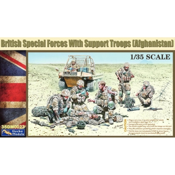 35GM0023 1/35 British Special Forces with Support Troops (Afghanistan)