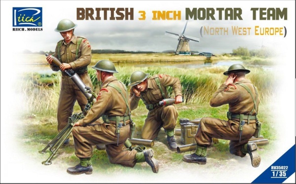 RV35022 British 3 inch Mortar Team set (North West Europe)