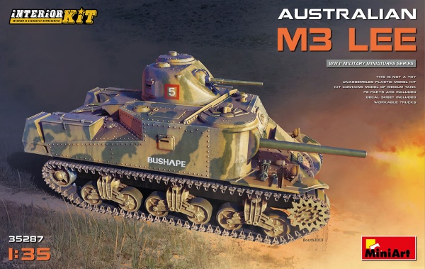 MA35287 1/35 Австралийский M3 Lee. Полный интерьер