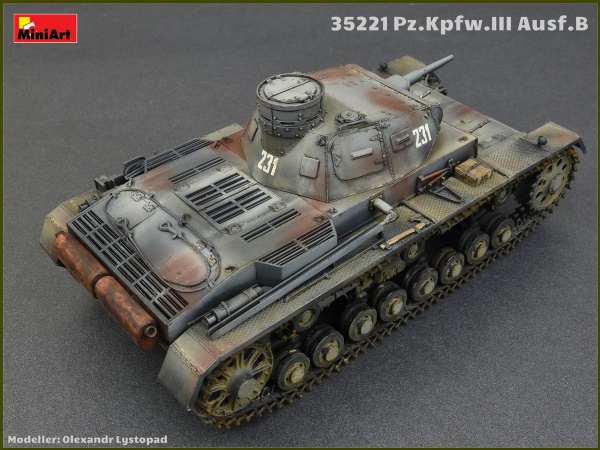MA35221 1/35 Средний танк Pz.Kpfw.III Ausf.B с экипажем