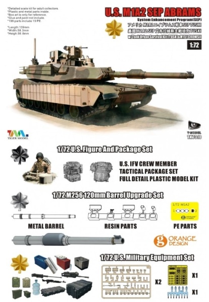 TK7310-G U.S. M1A2 SEP ABRAMS TUSKI