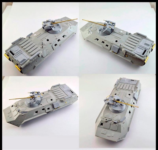 B35095 БТР-82 конверсионный набор. включает фототравление и точенные стволы