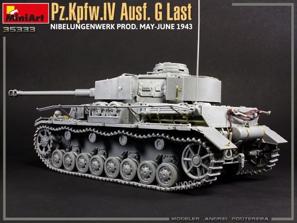 MA35333 Немецкий танк Pz.Kpfw.IV Ausf. G-Last/H-Early Nibelungenwerk Prod. (Май-июнь 1943 г.) с инте