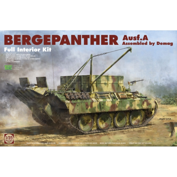 ТА2101 1/35 Bergepanther Ausf.A Assembled by Demag 