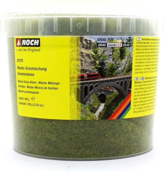 07076 Дикая трава, флок, Master-Grasmischung Sommerwiese, 2,5 bis 6 mm