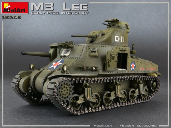 MA35206 1/35 M3 Lee Ранних выпусков с интерьером
