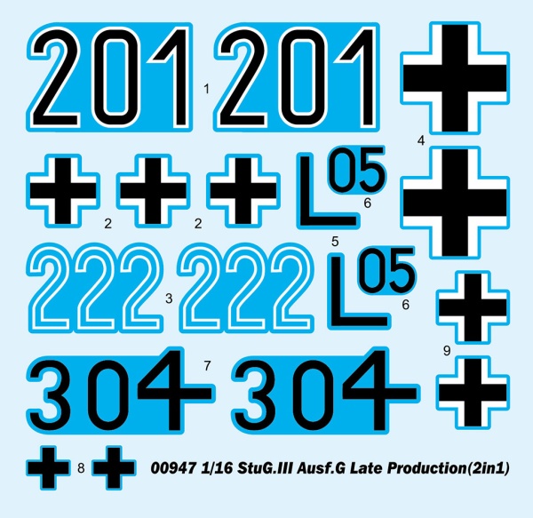 Т00947 StuG.III Ausf.G Late Production(2in1)