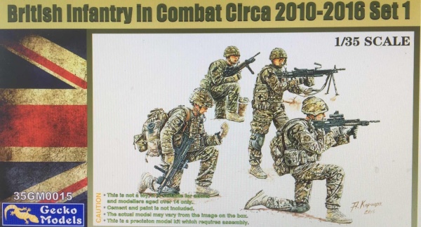 35GM0015 1/35 UK Infantry In Combat 2010~2012 Set 1