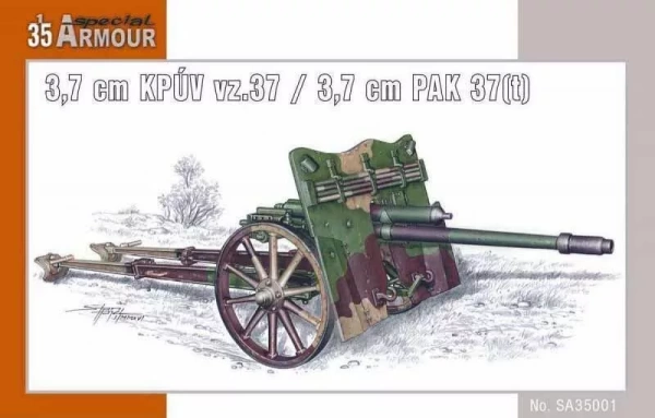SA35001 3,7 cm KPUV vz.37 / 3,7 cm PAK 37 (Тип) 1/35