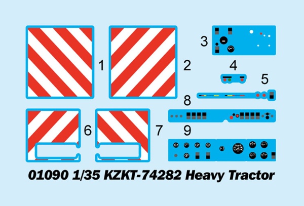 Т01090 1/35 KZKT-74282 Heavy Tractor