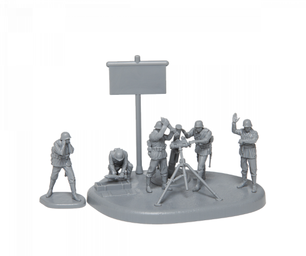 6268 Немецкий 120-мм миномет с расчетом