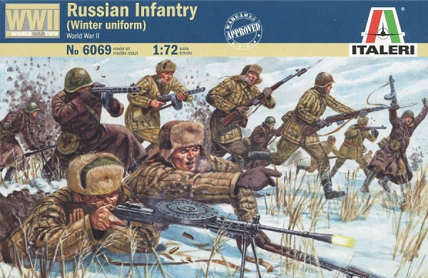 6069 Солдатики Russian Infantry - Winter Uniform