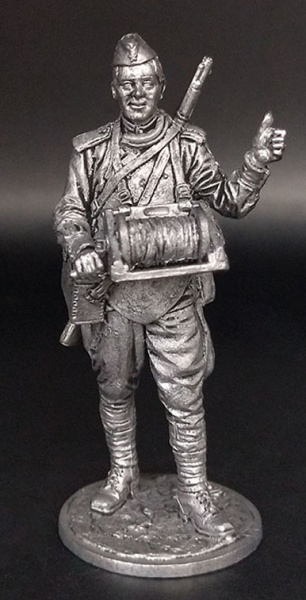 WW2-66 Красноармеец-связист, пехота Красной Армии, 1943-45 гг. СССР