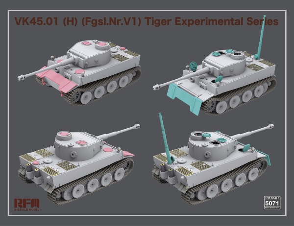 RM-5071 VK45.01(H) (Fgsl.Nr.V1) Tiger Experimental Series 1\35