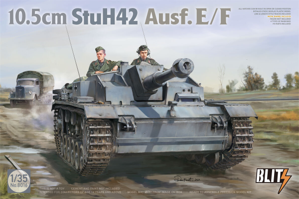 ТА8016 1/35 10.5cm StuH42 Ausf.E/F