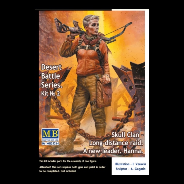 MB35214 Фигуры, Постапокалиптика. Битва в пустыне. Клан Черепа - Дальний Рейд. Набор №2. Новый ли