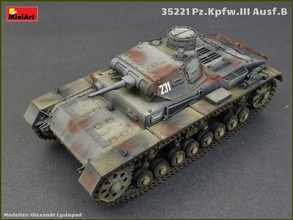 MA35221 1/35 Средний танк Pz.Kpfw.III Ausf.B с экипажем