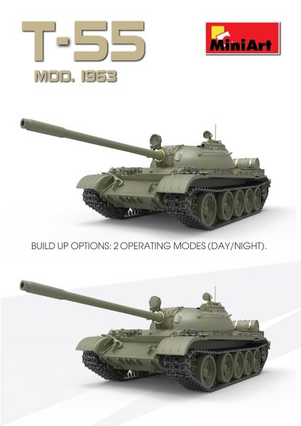 MA37027 1/35 T-55 Советский средний танк