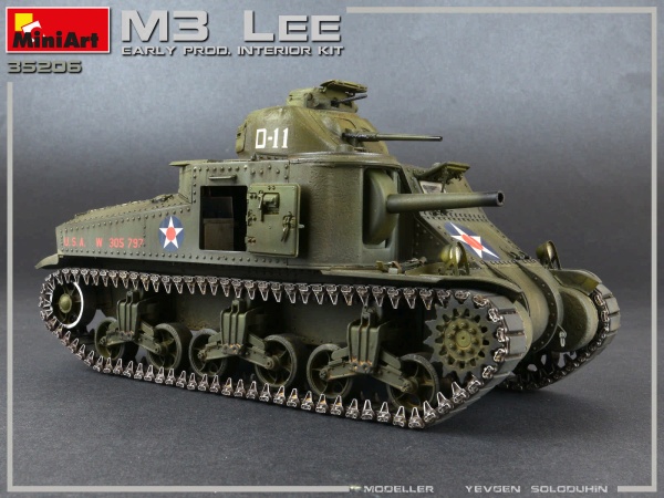 MA35206 1/35 M3 Lee Ранних выпусков с интерьером