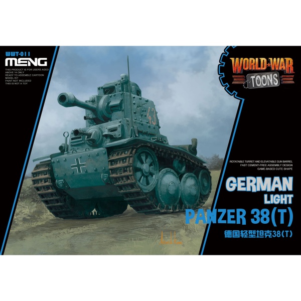 WWT-011 German Light Tank Panzer 38Тип