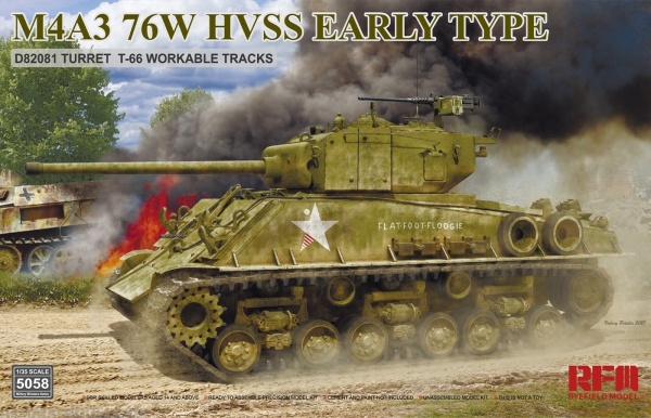 RM-5058 1/35 M4A3 76W HVSS Early Type
