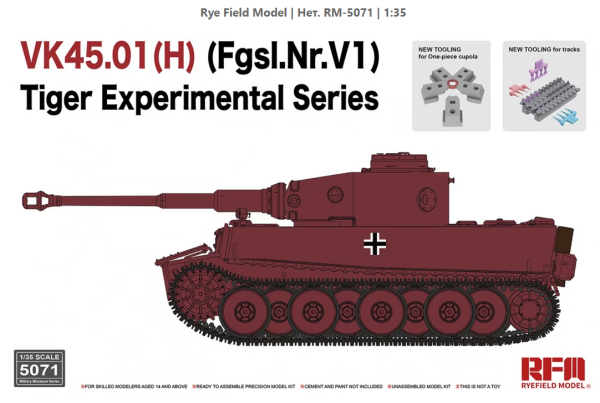 RM-5071 VK45.01(H) (Fgsl.Nr.V1) Tiger Experimental Series 1\35