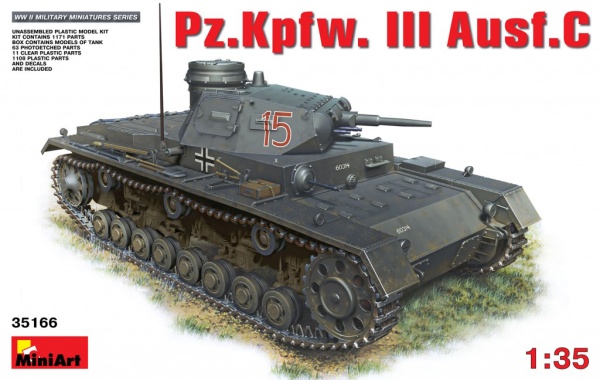 MA35166 1/35 Средний танк Pz.Kpfw.III Ausf.C