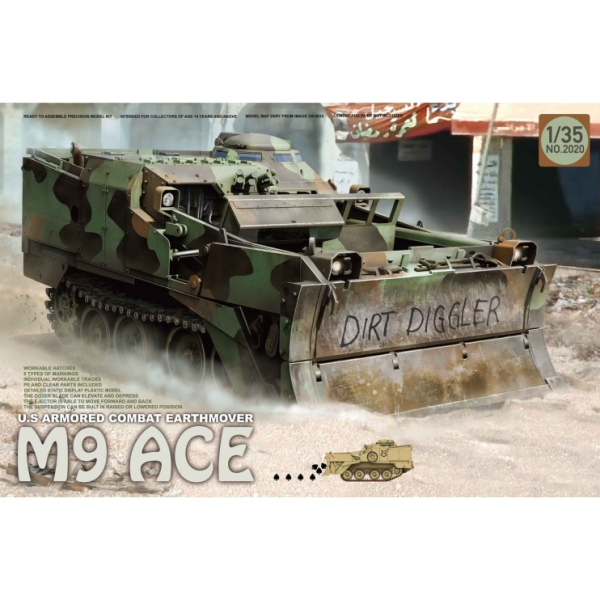 ТА2020 1/35 U.S Armored Combat Earthmover M9 ACE