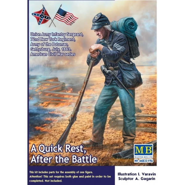 MB35196 American Civil War series. A Quick Rest, After the Battle