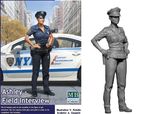 MB24027 Фигуры, Серия Опасные изгибы, Эшли - Допрос на месте