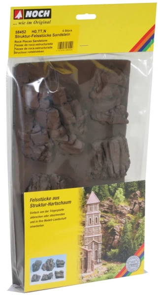 58452 Rock Pieces Sandstone 6 pcs.