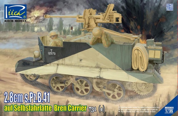 RV35031 2,8 cm s.Pz.B.41 auf Selbstfahrlafette Bren Carrier