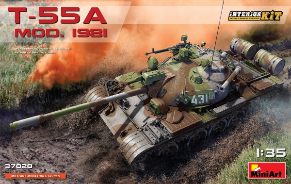 MA37020 1/35 T-55A Mod. 1981 с Интерьером