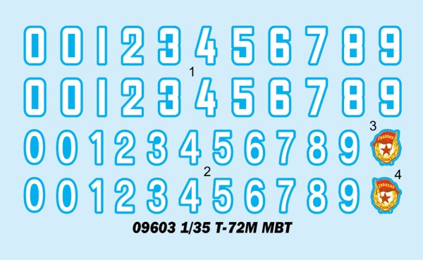 Т09603 1/35 T-72M MBT