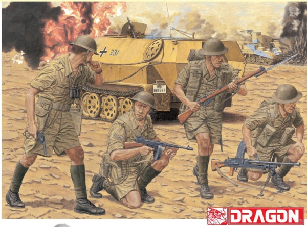 6390 1/35 British 8th Army Infantry (El Alamein 1942)