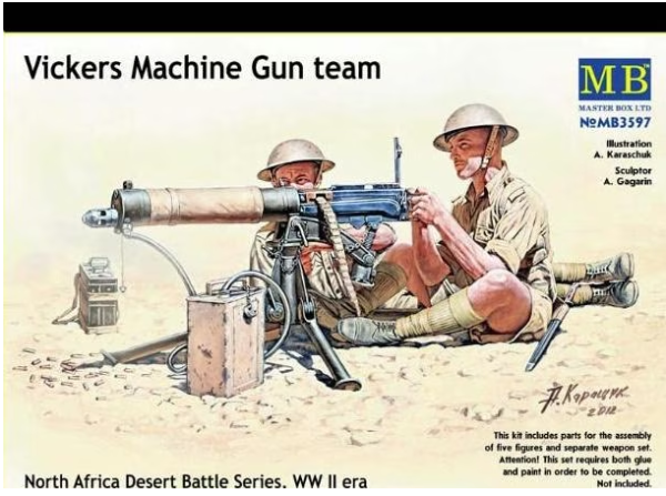 MB3597 Vickers machine-gun crew, Desert battles series