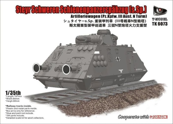 TK6073 Steyr Schweren Schienenpanzerspähzug (s.Sp.)